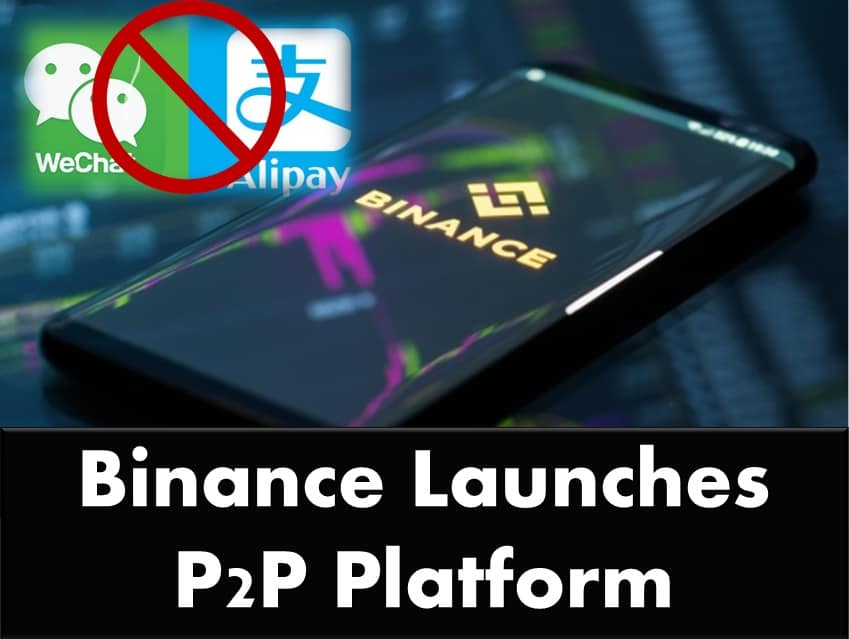 Binance launches P2P platform