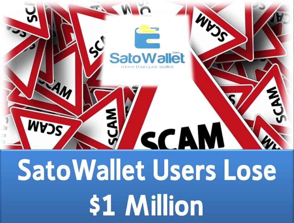 SatoWallet users lose 1 million