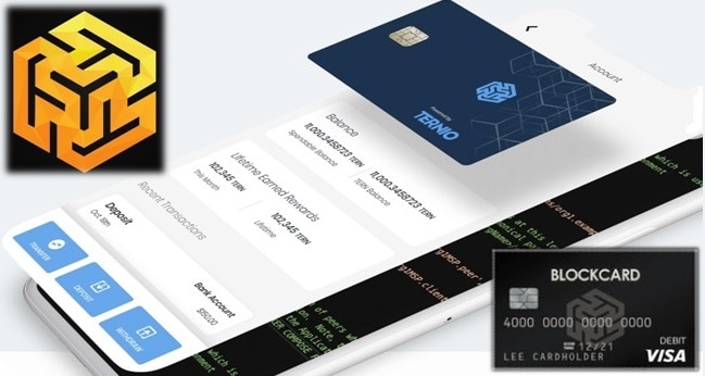 Ternio Blockcard - Cryptocurrency debit card