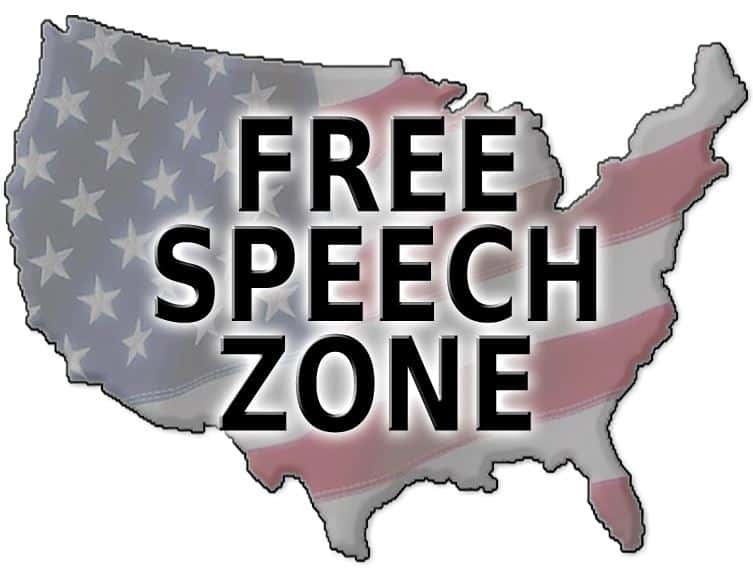 United States is a free speech zone