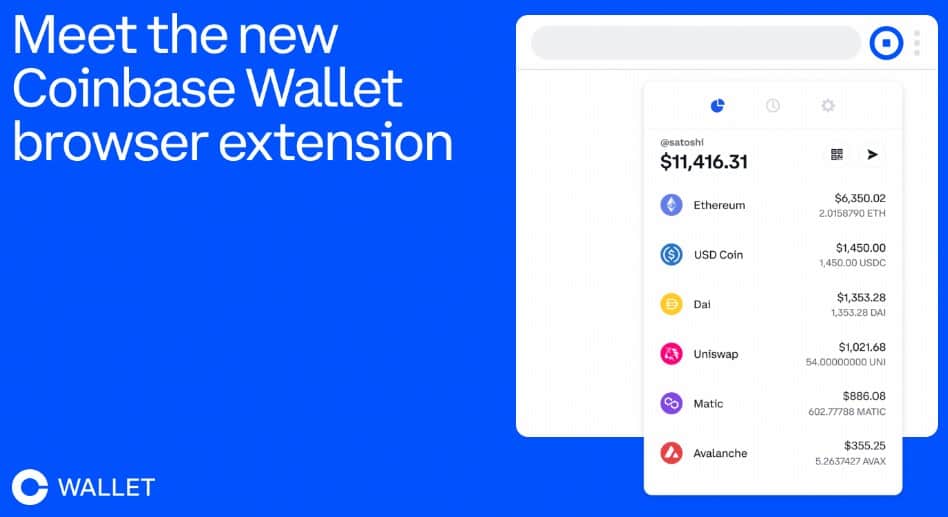 Coinbase extension wallet logo
