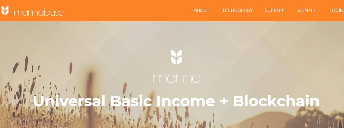 Universal Basic Income program Mannabase MANNA