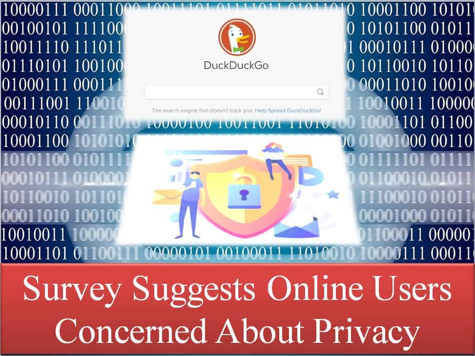 survey suggests online users concerned about privacy