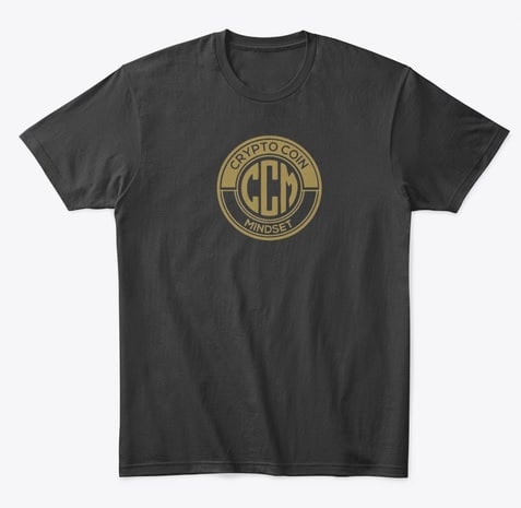 Official CryptoCoinMindSet log tee shirt