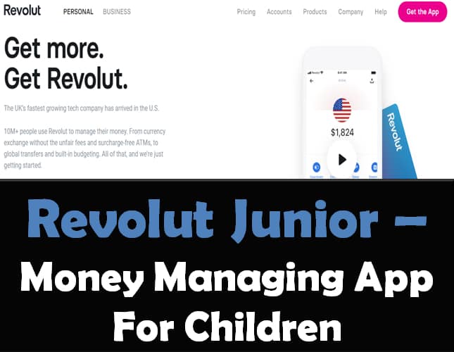 Revolut Junior Money Managing App For Children Crypto Coin Mindset