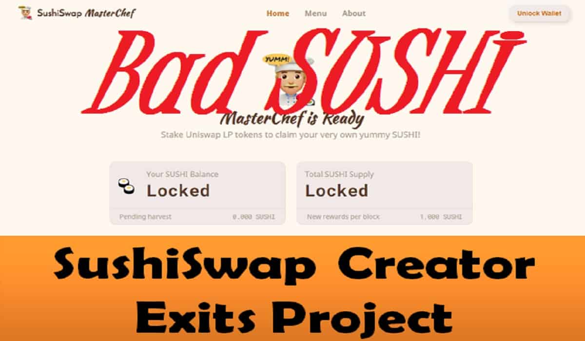 SushiSwap Creator Exits Project