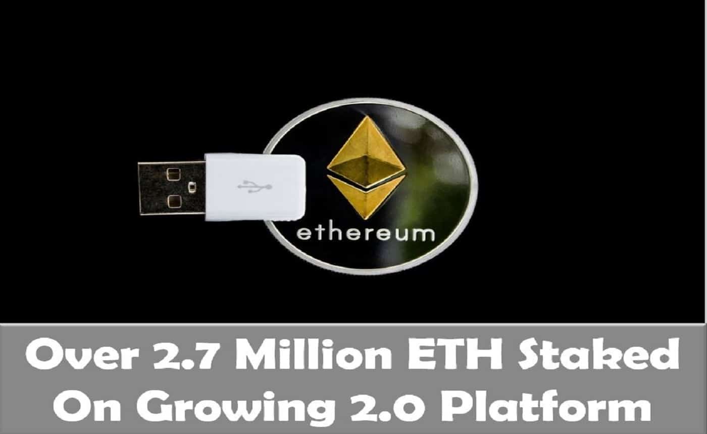 Over 2.7 Million ETH Staked On Growing 2.0 Platform