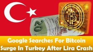 Google Searches For Bitcoin Surge In Turkey After Lira Crash