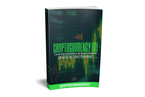 Cryptocurrency 101 paperback left face curl