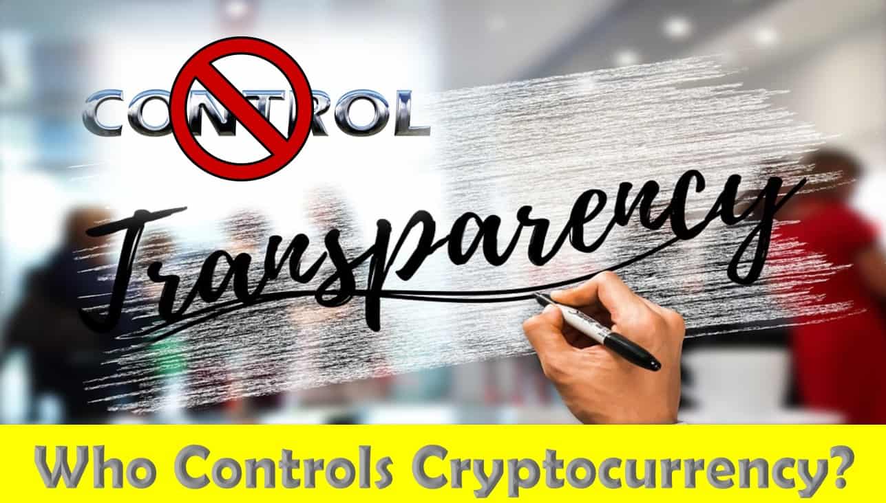 who controls cryptocurrency