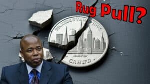 Former Mayor Eric Adams NYC Coin Rug Pull